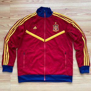 Soccer Spain National Team 13 Model adidas Anthem Jacket(XL)